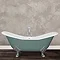 JIG Banburgh Large Cast Iron Roll Top Bath (1825x780mm) with Feet  In Bathroom Large Image