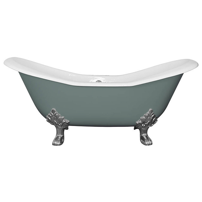 JIG Banburgh Large Cast Iron Roll Top Bath (1825x780mm) with Feet Large Image