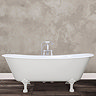 JIG Berwick Cast Iron Roll Top Bath (1720x680mm) with Feet In Bathroom Large Image