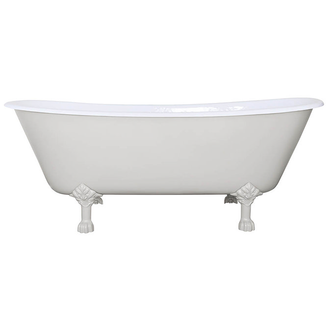 JIG Berwick Cast Iron Roll Top Bath (1720x680mm) with Feet Large Image