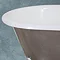 JIG Bisley Fully Polished Cast Iron Roll Top Bath (1690x750mm) with Feet Feature Large Image
