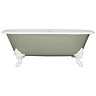 JIG Cartmel Cast Iron Roll Top Bath (1850x800mm) with White Feet Large Image