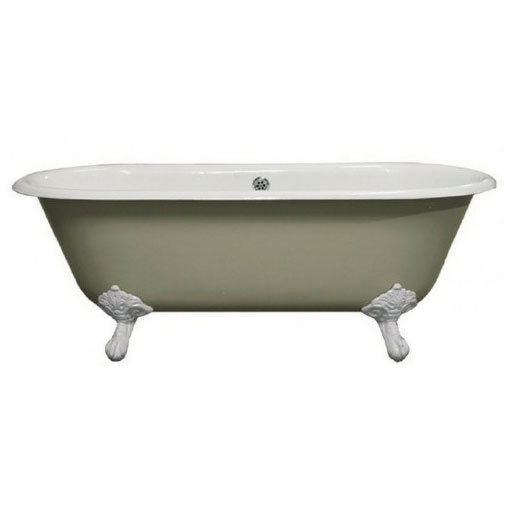 Carron Double Ended Rolltop Cast Iron Bath - 13 Colour Finish Options Feature Large Image