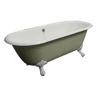 Carron Double Ended Rolltop Cast Iron Bath - 13 Colour Finish Options Profile Large Image