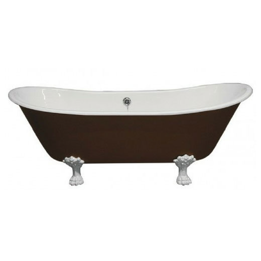 Carron Double Slipper Cast Iron Bath - 13 Colour Finish Options Feature Large Image