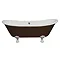 Carron Double Slipper Cast Iron Bath - 13 Colour Finish Options Feature Large Image