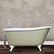JIG Lille 0TH Cast Iron Roll Top Bath (1450x700mm) with Feet  In Bathroom Large Image