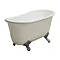 Carron Single Slipper Cast Iron Bath - 13 Colour Finish Options Large Image