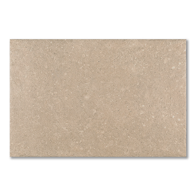 Carson Light Beige Tumbled Edge Limestone Effect Wall and Floor Tiles - 600 x 900mm