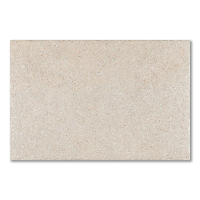 Carson Light Beige Tumbled Edge Limestone Effect Wall and Floor Tiles - 600 x 900mm