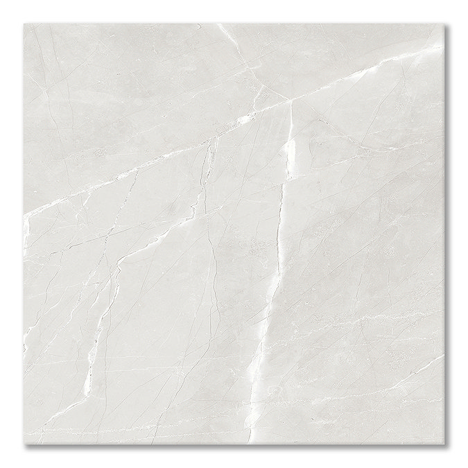 Caruso Light Grey Marble Effect Wall & Floor Tiles - 600 x 600mm