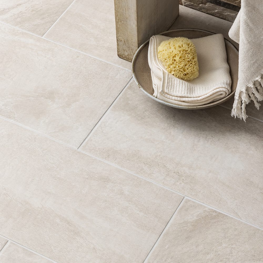 Gio Beige Matt Stone Effect Wall Floor Tiles 300 x 600mm