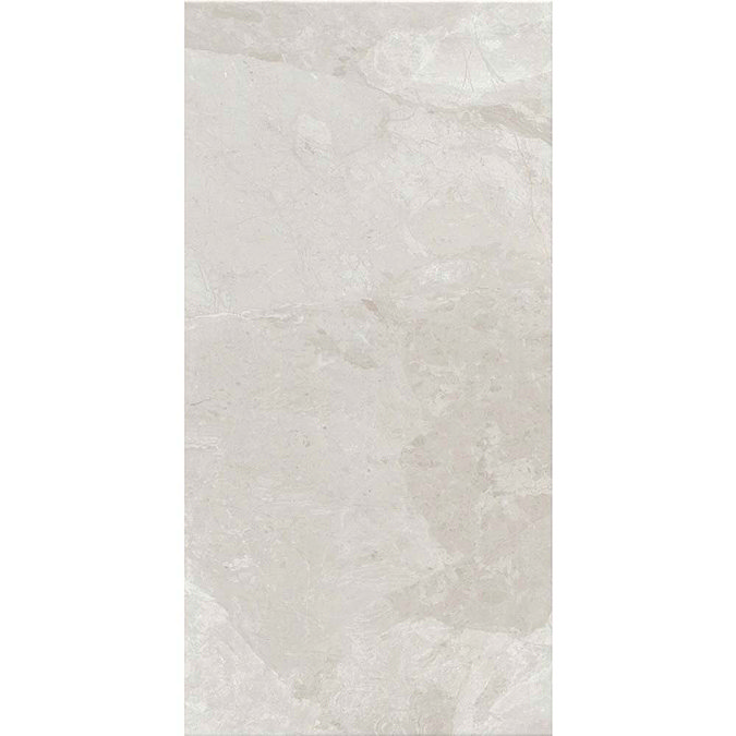 Casca White Matt Wall Tiles - 30 x 60cm  In Bathroom Large Image