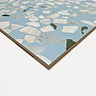 Cassola Blue Terrazzo Effect Wall and Floor Tiles - 225 x 225mm