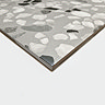 Cassola Grey Terrazzo Effect Wall and Floor Tiles - 225 x 225mm
