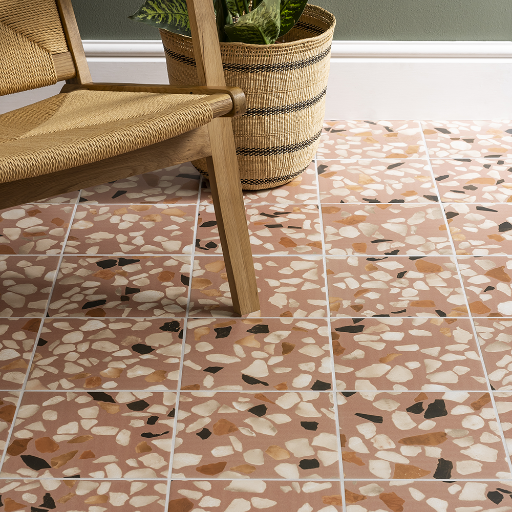 Terrazzo Floor Tiles Alyona Earth Terrazzo Ceramic Tiles 450x450mm