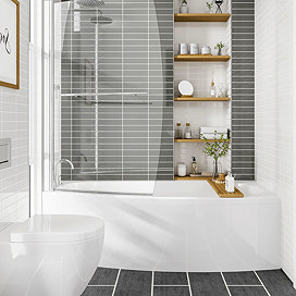 Cast LH 1685 x 685 Space Saving Bath (Inc. Front Panel) Large Image