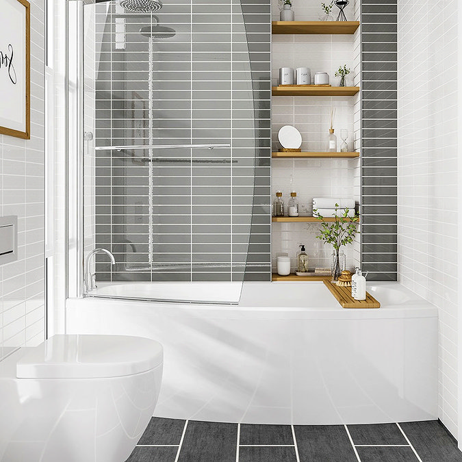 Cast LH 1685 x 685 Space Saving Bath (Inc. Front Panel) Large Image