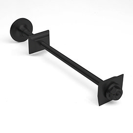 Cast Iron Radiator Luxury Wall Stay Bracket - Matt Black