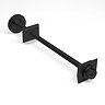 Cast Iron Radiator Luxury Wall Stay Bracket - Matt Black