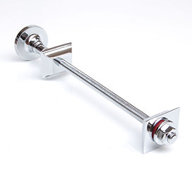 Cast Iron Radiator Luxury Wall Stay Bracket - Chrome Large Image