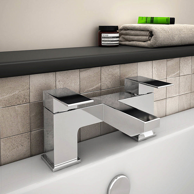 Cast Modern Bathroom Tap Package (Bath + Basin Tap)  Feature Large Image