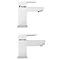 Cast Modern Bathroom Tap Package (Bath + Basin Tap)  In Bathroom Large Image