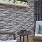 Casterton Grey Stone Effect Split Face Tiles - 100 x 500mm