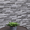 Casterton Grey Stone Effect Split Face Tiles - 100 x 500mm