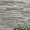 Casterton Light Grey Stone Effect Split Face Tiles - 100 x 500mm