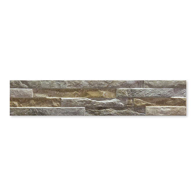 Casterton Natural Stone Effect Split Face Tiles - 100 x 500mm