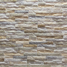Casterton Natural Stone Effect Split Face Tiles - 100 x 500mm