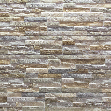 Casterton Natural Stone Effect Split Face Tiles - 100 x 500mm