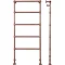 Castleford Traditional 1550 x 626mm Steel Towel Rail - Copper  Profile Large Image