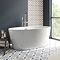 Catania 1500 x 720 Double Ended Bath with Chrome Waste