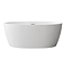 Catania 1500 x 720 Matt White Double Ended Bath with Waste