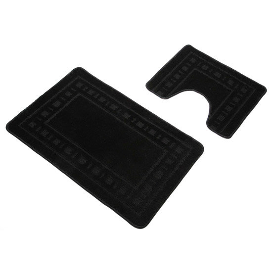 Catherine Lansfield - Armoni 2-Piece Bath Set - Black Profile Large Image