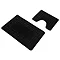 Catherine Lansfield - Armoni 2-Piece Bath Set - Black Profile Large Image