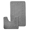 Catherine Lansfield - Armoni 2-Piece Bath Set - Grey Large Image