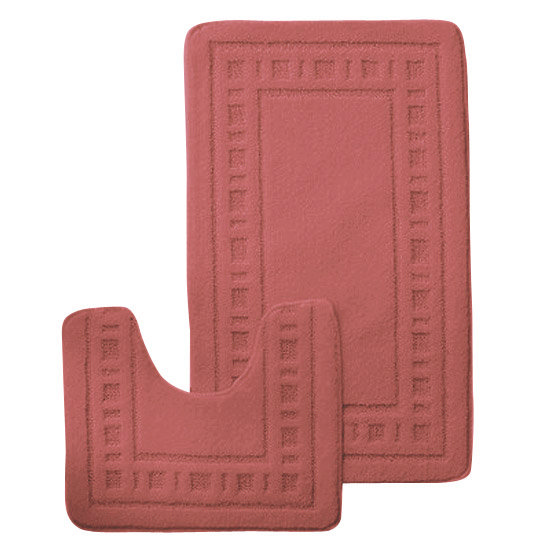 Catherine Lansfield - Armoni 2-Piece Bath Set - Rose Large Image