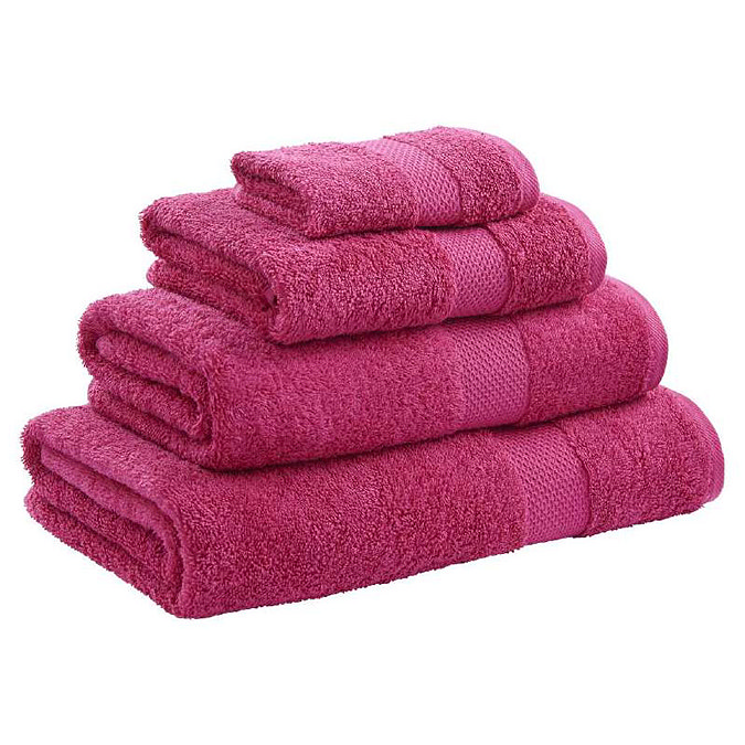 Catherine Lansfield - Egyptian Cotton Towel - Raspberry - Various Size Options Large Image