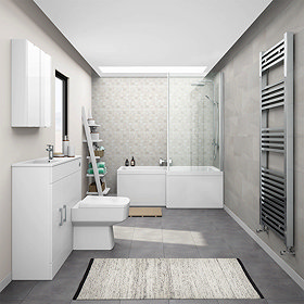 Cello RH Small Bathroom Suite Large Image