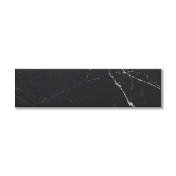 Centola Black Marble Effect Wall & Floor Tiles - 62 x 235mm