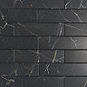 Centola Black Marble Effect Wall & Floor Tiles - 62 x 235mm
