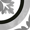 Charlbury Black & White Wall and Floor Tiles - 200 x 200mm  Profile Large Image
