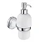 Charlbury Traditional Ceramic Soap Dispenser - Chrome Large Image