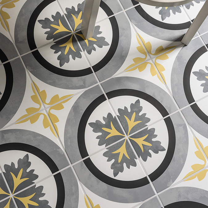 Charlbury Yellow Wall and Floor Tiles - 200 x 200mm