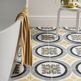 Charlbury Yellow Wall and Floor Tiles - 200 x 200mm