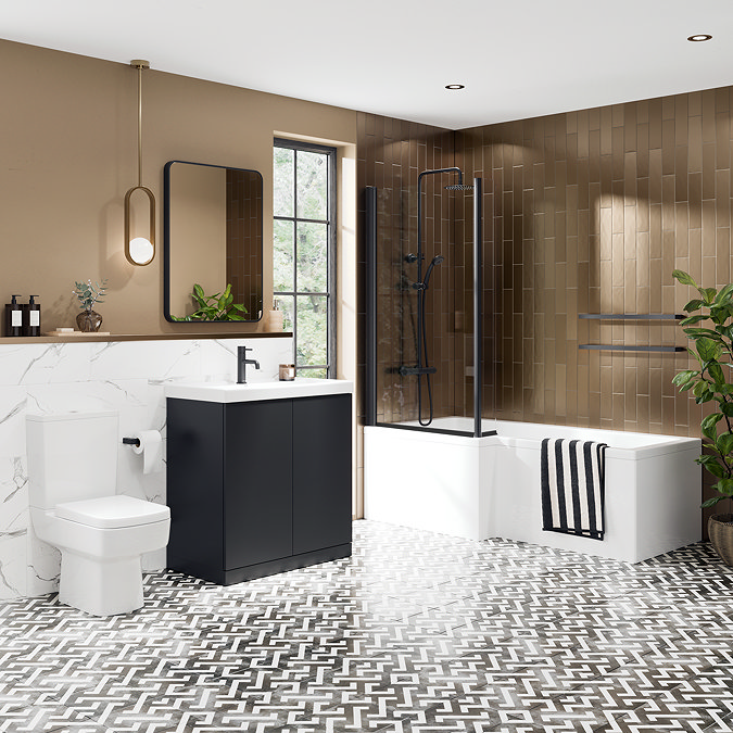 Charon Dark Gold Metallic Effect Wall Tiles 75 x 300mm