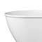 Chatsworth 1700 Freestanding Curved Bath - Double Ended with Antique Brass Waste